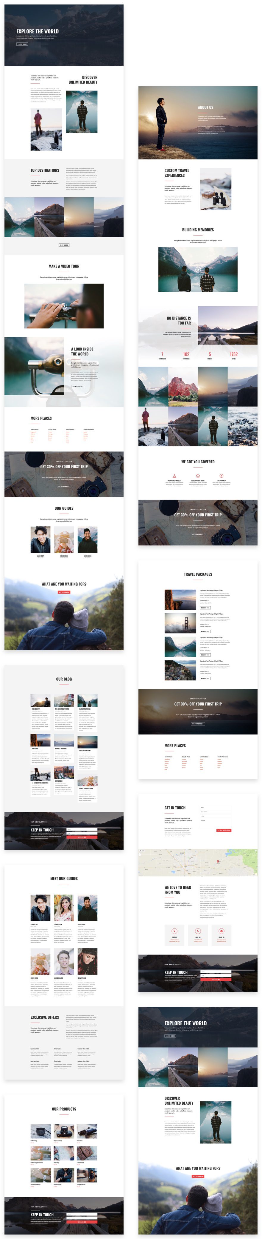 divi layout