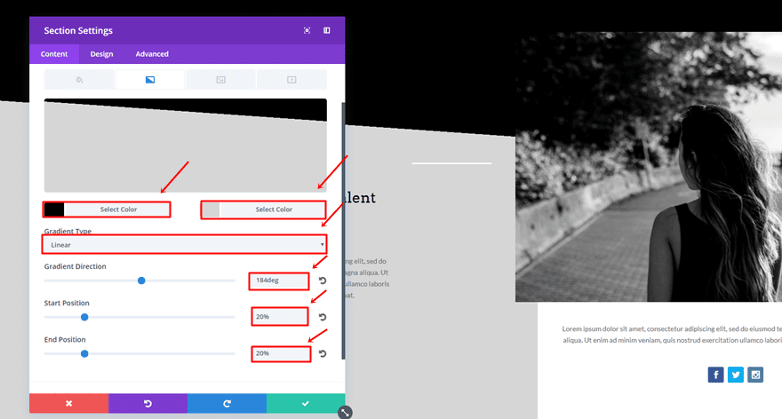 row alignment