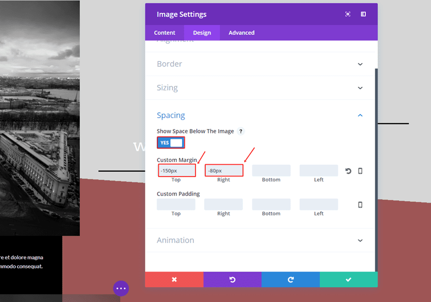 row alignment