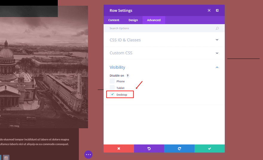 row alignment