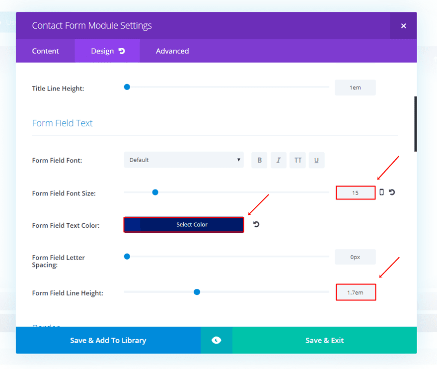 contact form on click