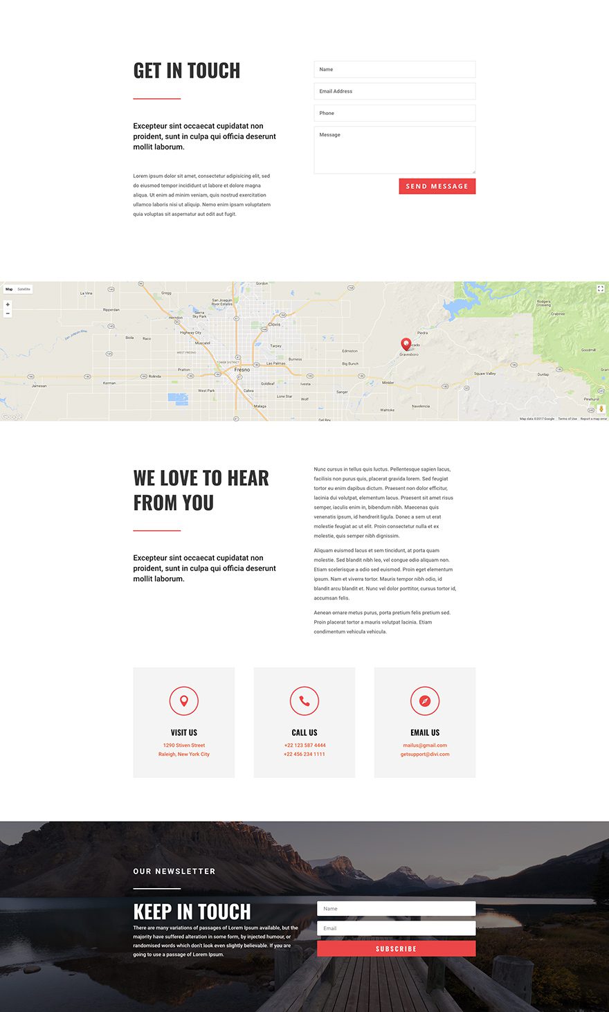 divi layout