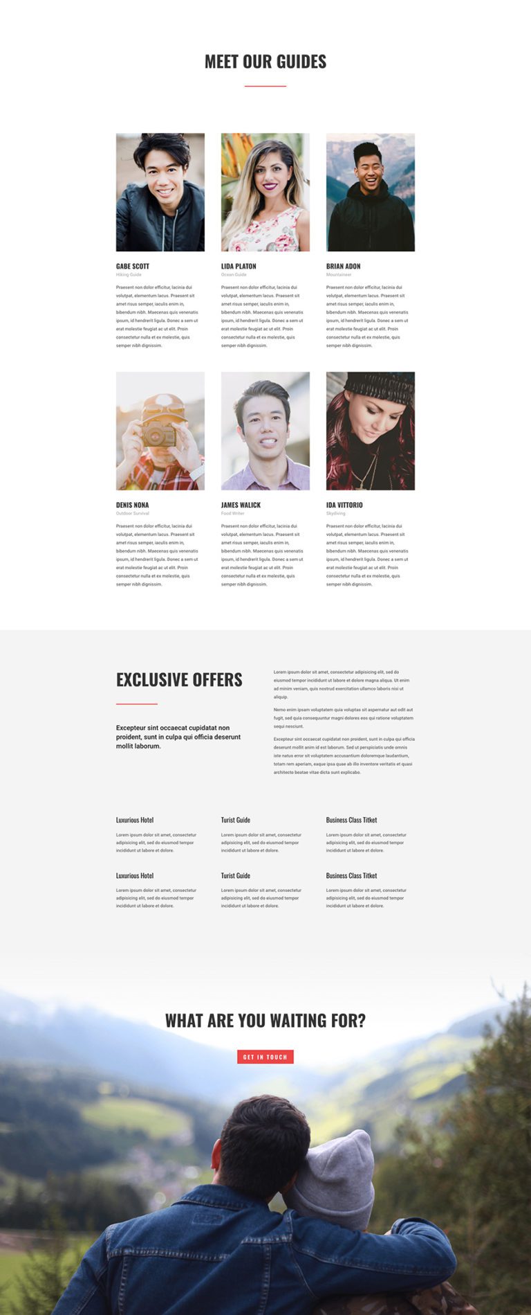 Stunning Free Divi Layout Pack for Travel Websites