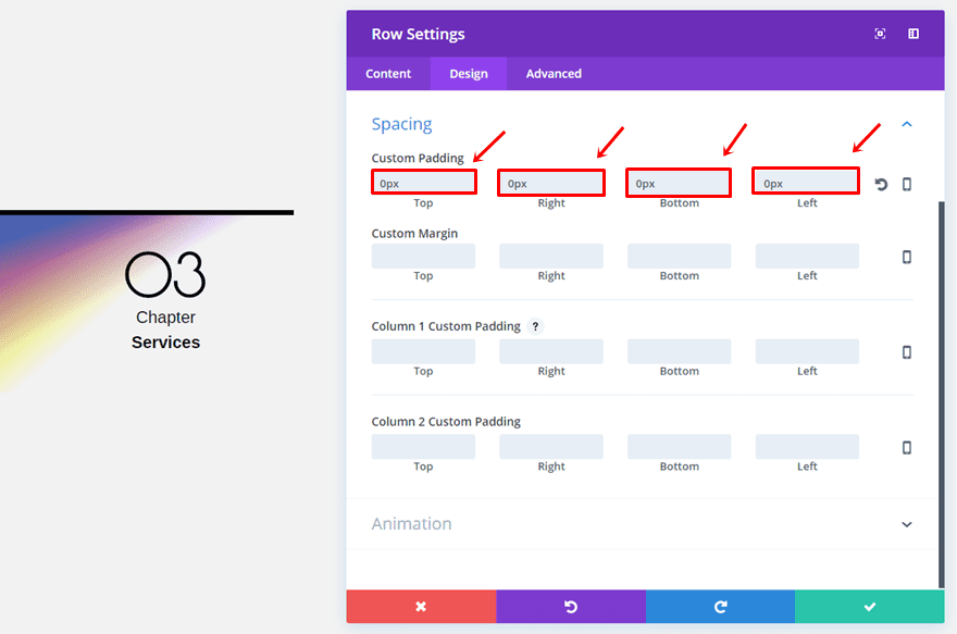 section chapters