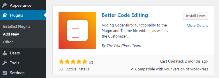 The Better Code Editing plugin.