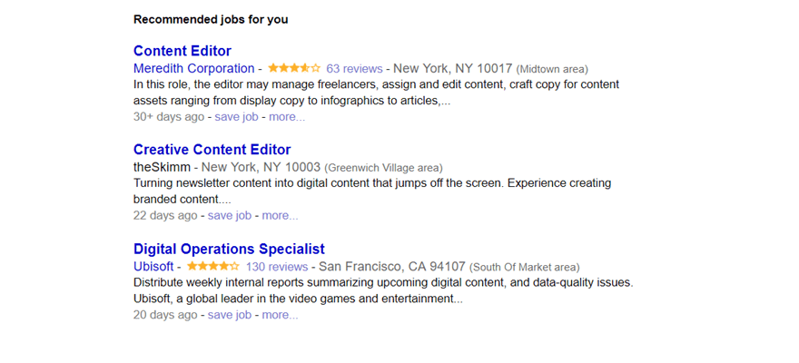 popular job websites popular job websites