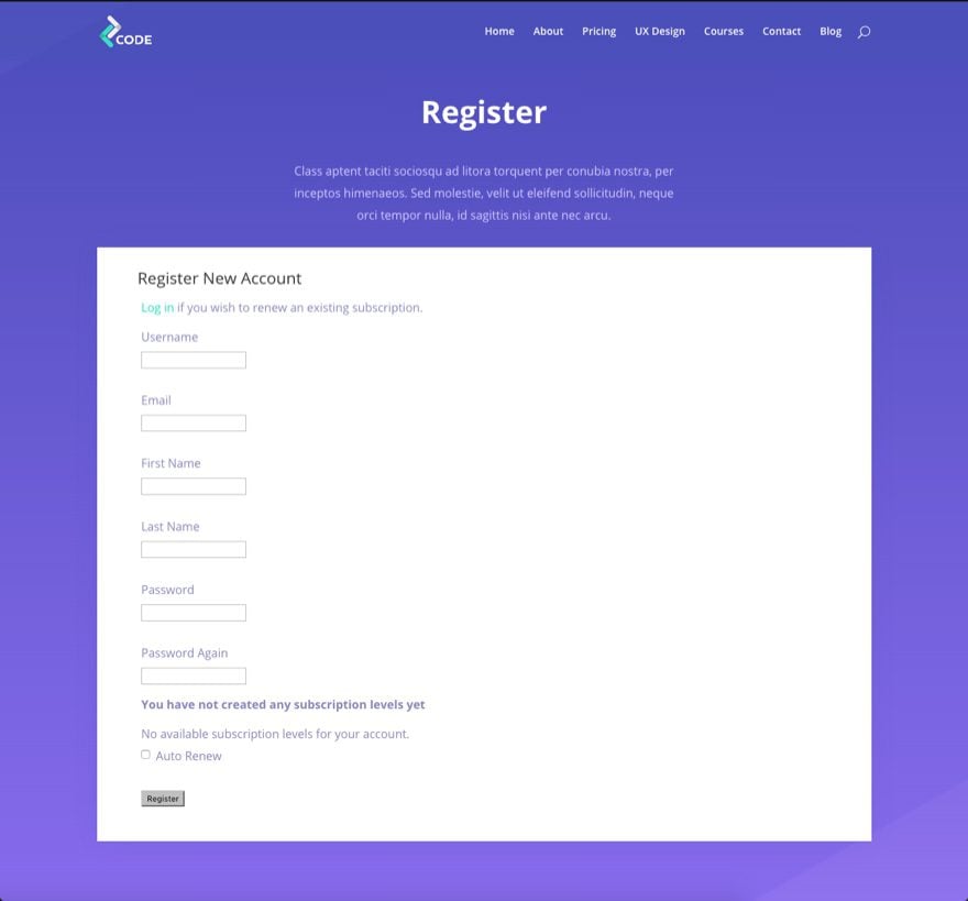 final register page