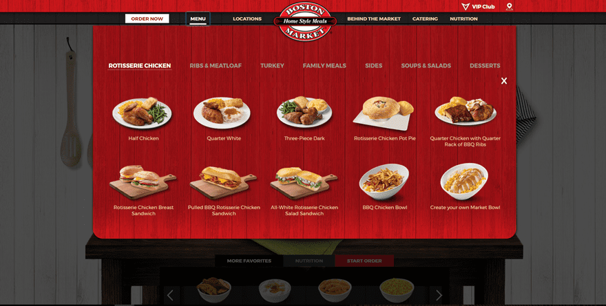 restaurant menu design