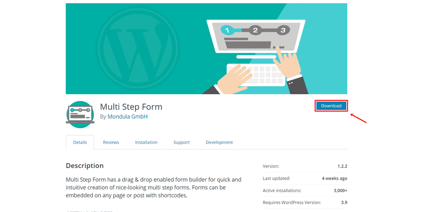 multi-step contact form