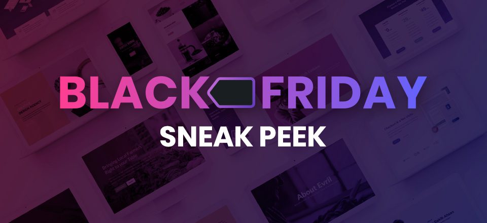 A Sneak Peek At The Exclusive Black Friday Divi Layout Packs, Coming Soon
