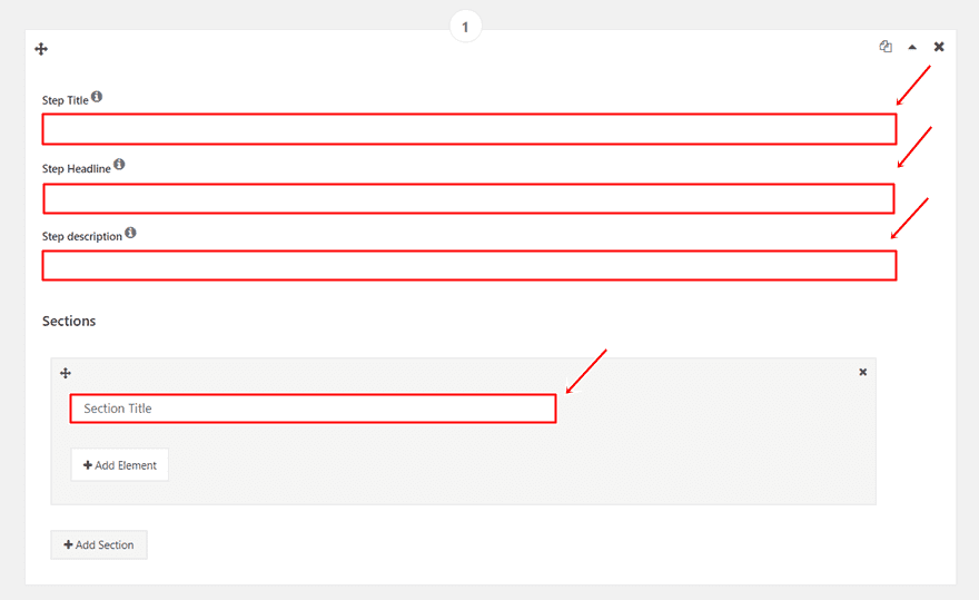 multi-step contact form