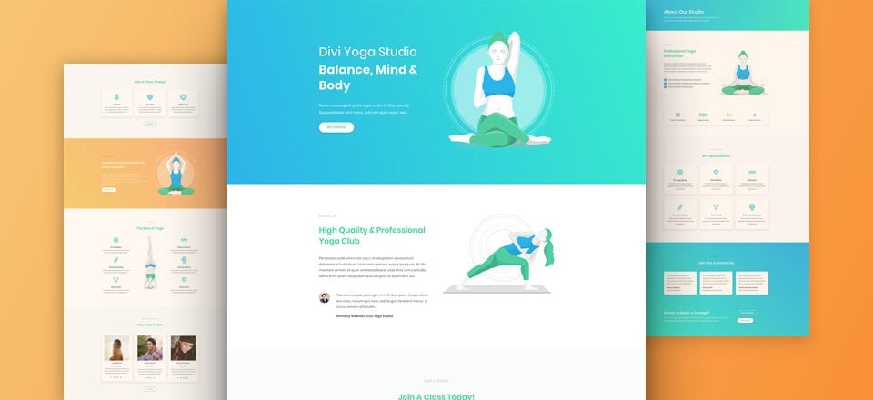 Download a Free & Inspiring Yoga Layout Pack for Divi