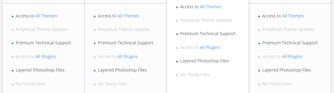 An example of CSS even and odd rules.