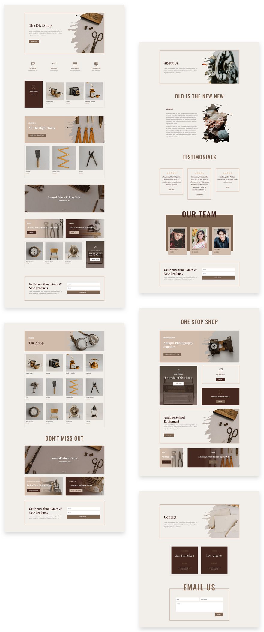 Online Store Cyber Monday Black Friday Layout Pack