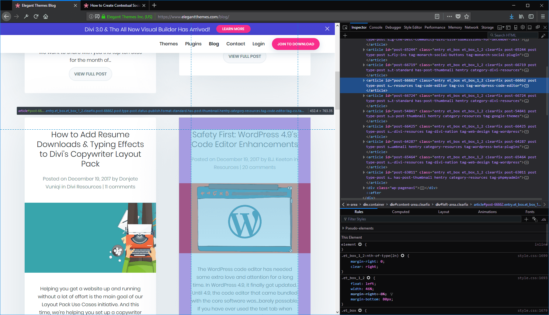 firefox developer console