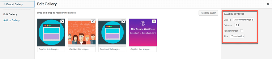 WordPress Gallery Widget