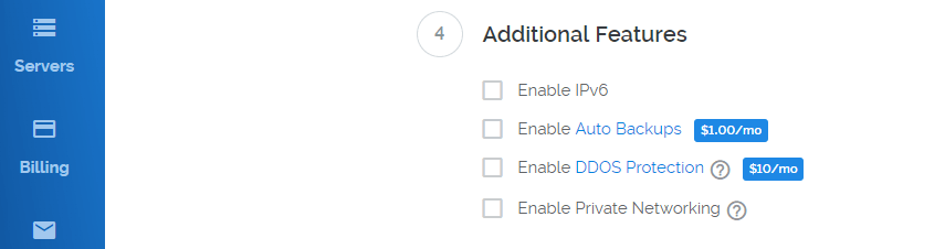 Configuring additional features for your VPS.