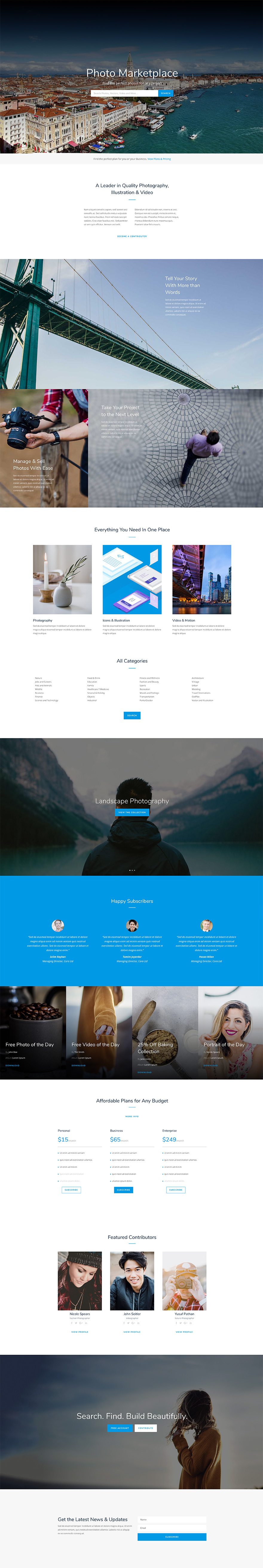 Landing Page