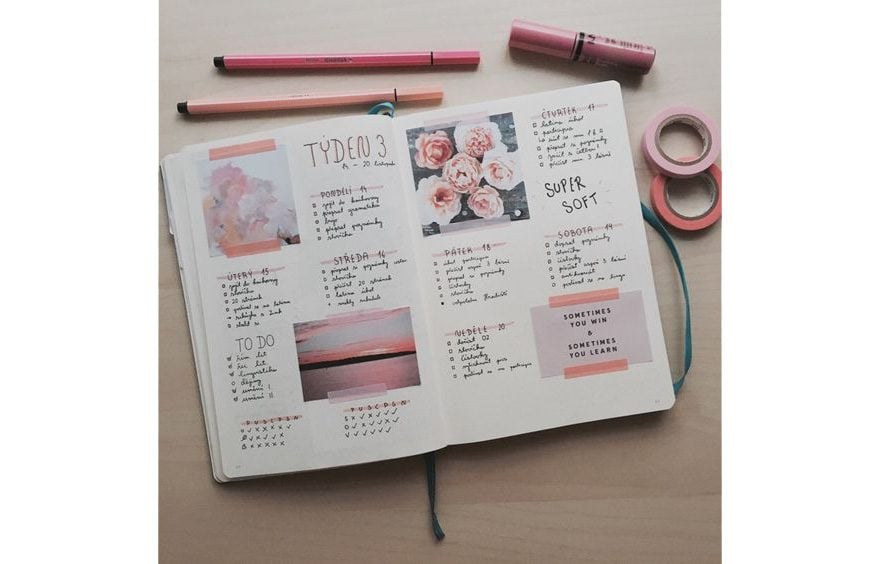 Inspiration Board Bullet Journal