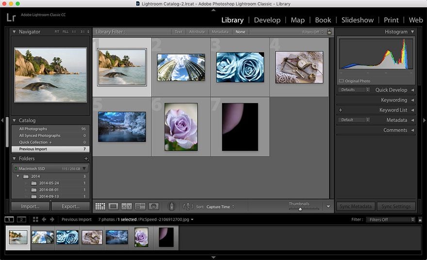 Lightroom Screen