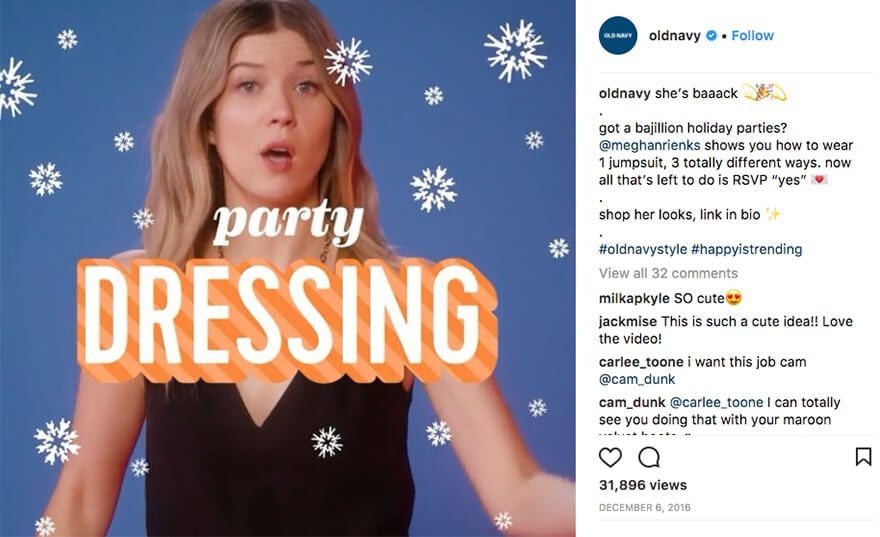 Old Navy Instagram