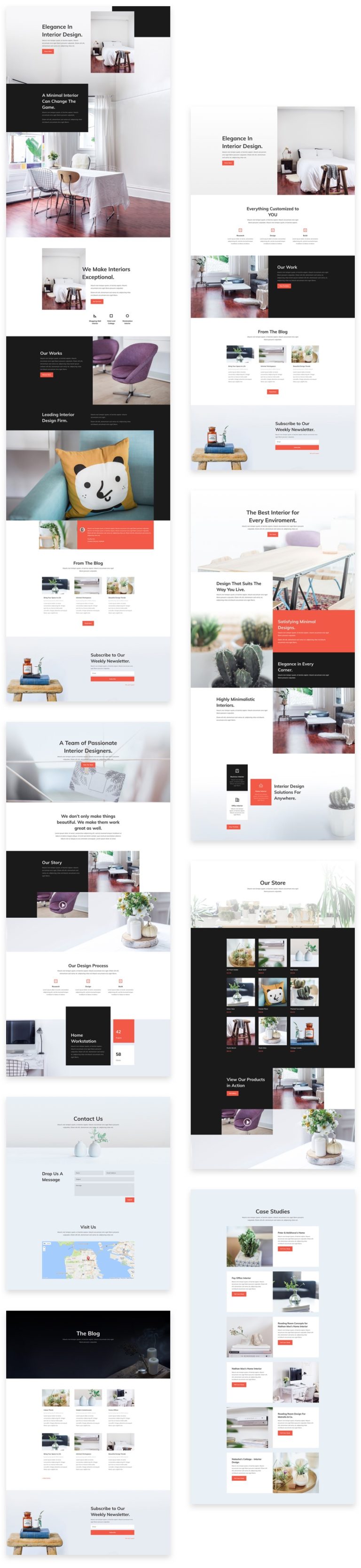 Download a Free & Refreshing Interior Design Layout Pack for Divi - Ask ...