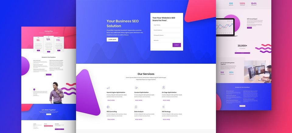 Download a Free & Goal-Oriented SEO Layout Pack for Divi