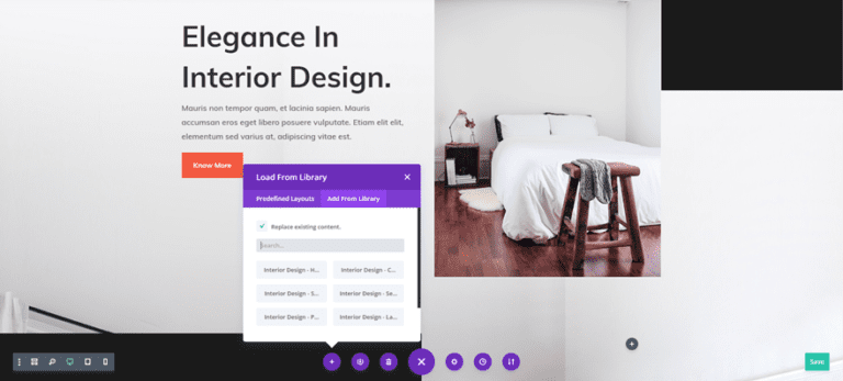 Download a Free & Refreshing Interior Design Layout Pack for Divi