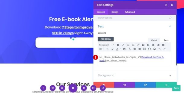How to Add an E-book Optin Form with an Immediate Download to Divi's ...