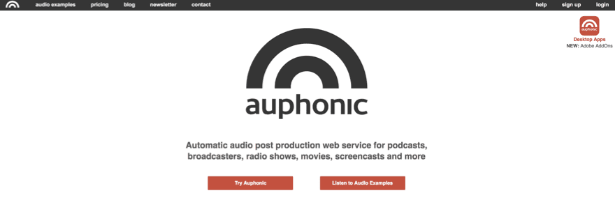 auphonic podcast software