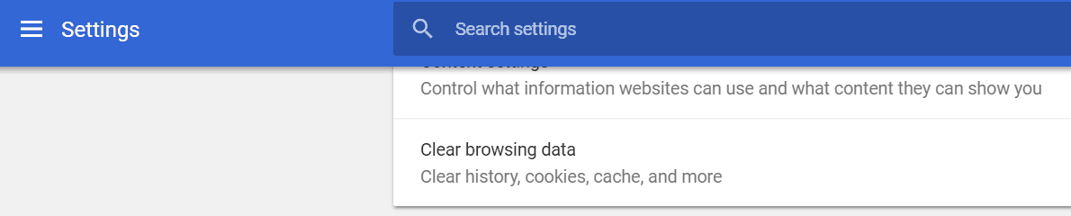 Clearing your browser's cache.