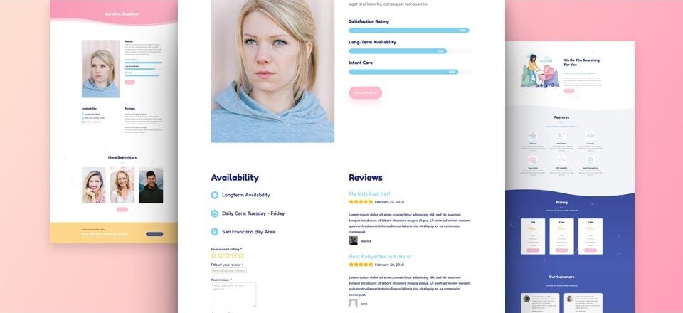 How to Add Star Reviews to Profile Pages with Divi’s Babysitter Layout Pack