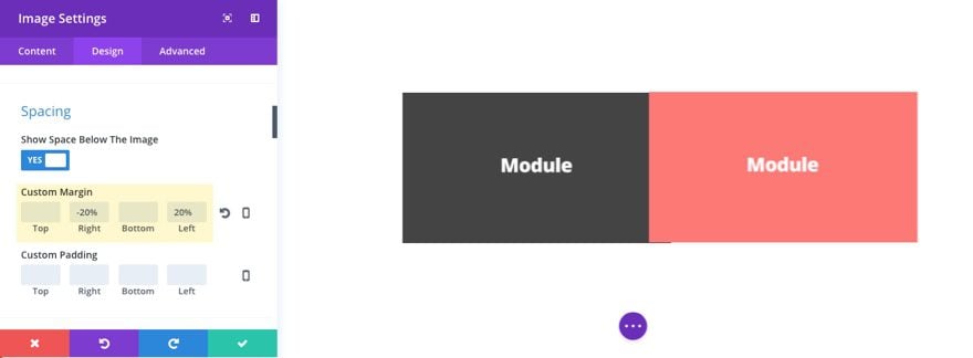 module settings