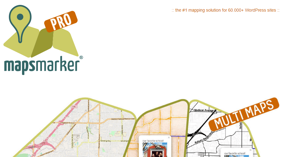 The Maps Marker Pro homepage.