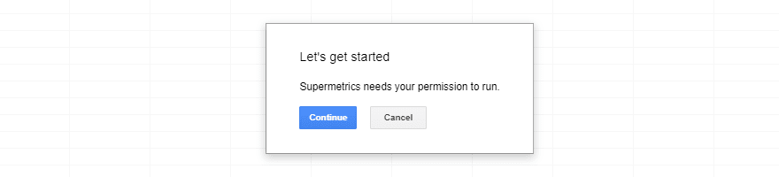 google sheets permission box