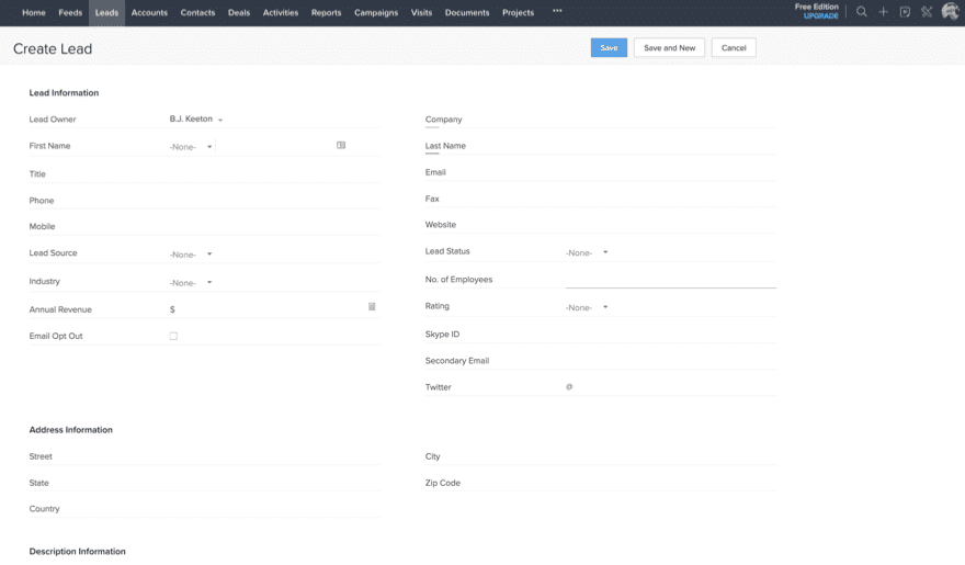 zoho crm detailed overview