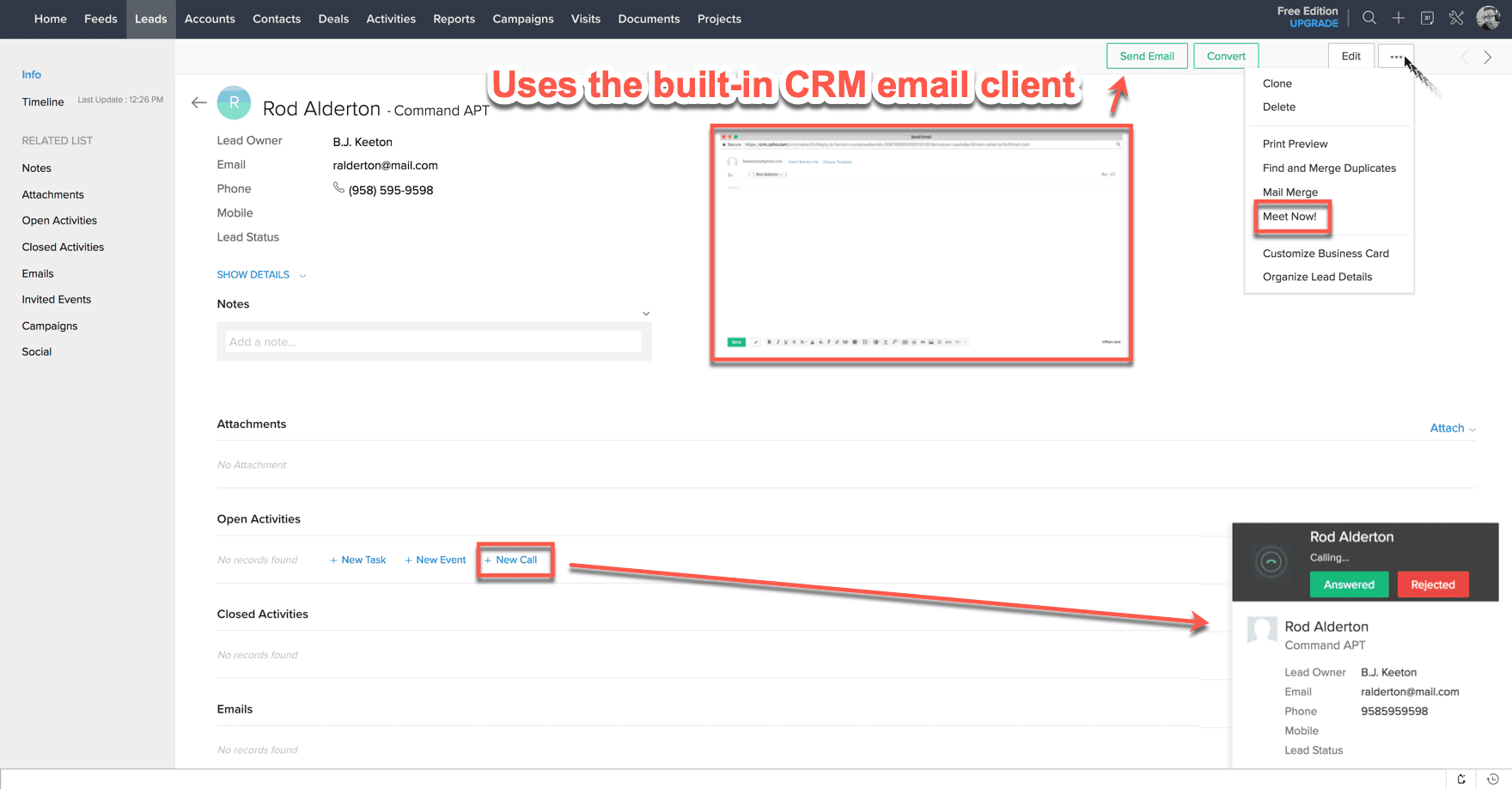 zoho crm detailed overview