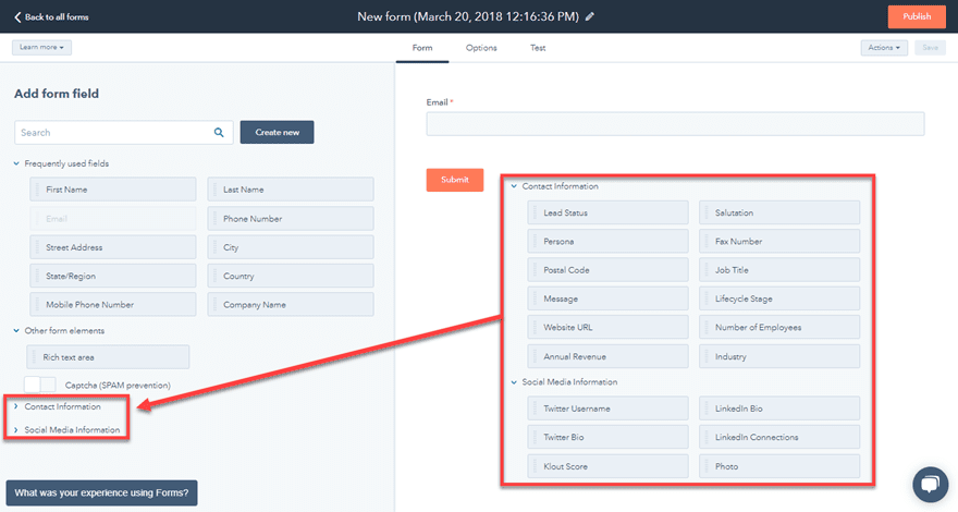 hubspot forms