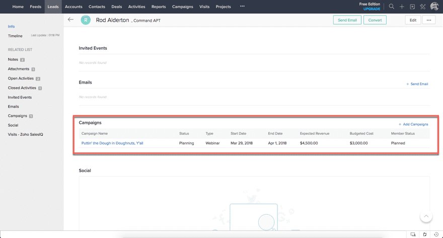 zoho crm detailed overview