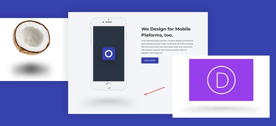 How to Create “Floating” Objects in Divi Using Dropshadow