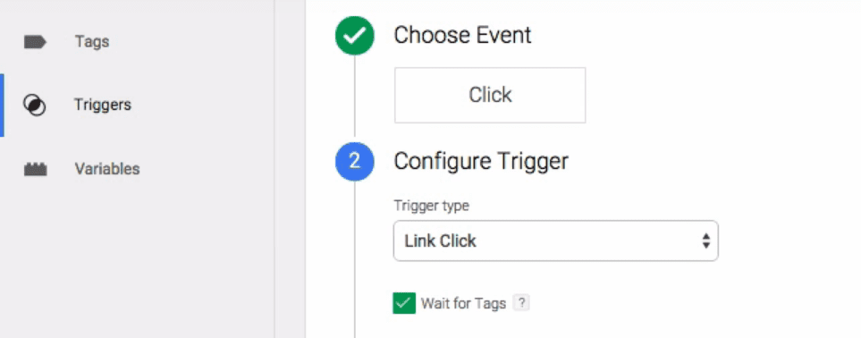 Choosing a type of event for your trigger