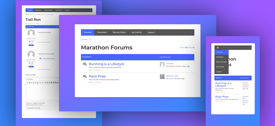 How to Add a Forum to Your Website with Divi’s Marathon Layout Pack