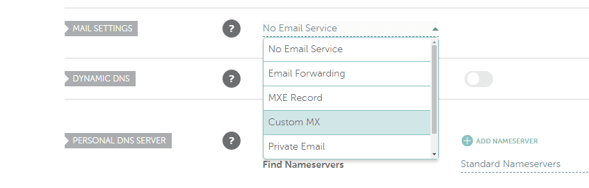 Changing your MX records.