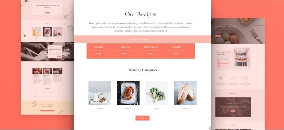 How to Create a Mega Menu for Your Recipes Page using Divi’s Food Recipes Layout Pack