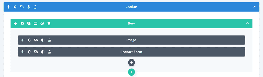 Divi builder opacity and negative margins