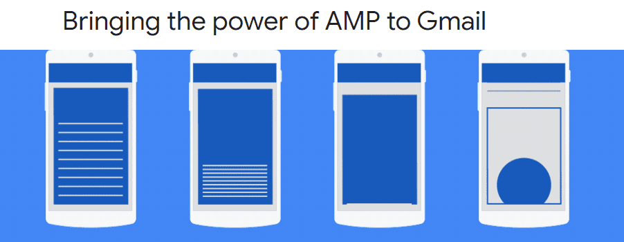 The AMP for email announcement page.