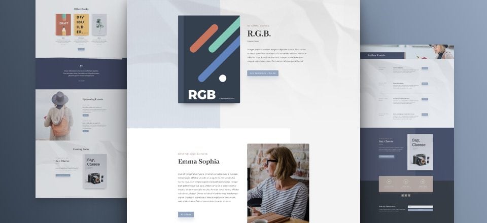 Get an Eye-Catching FREE Author Layout Pack for Divi