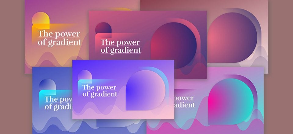 How to Create an Abstract Gradient Hero Section with Divi (6 Gradient Color Palettes!)