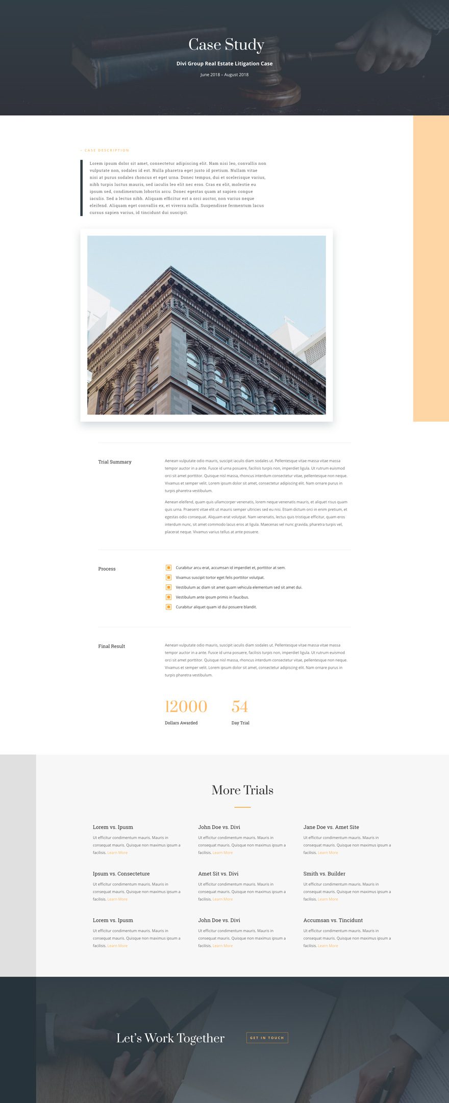 law firm layout