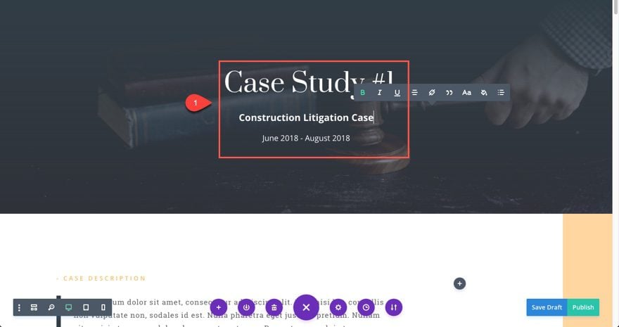 case studies update title